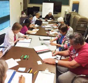 participants in the Mt. Kisco Memoir Writing workshop