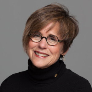 Photo of a woman wearing glasses