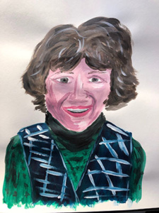 A portrait of participant, Vivian. Created by Vinny Mraz.